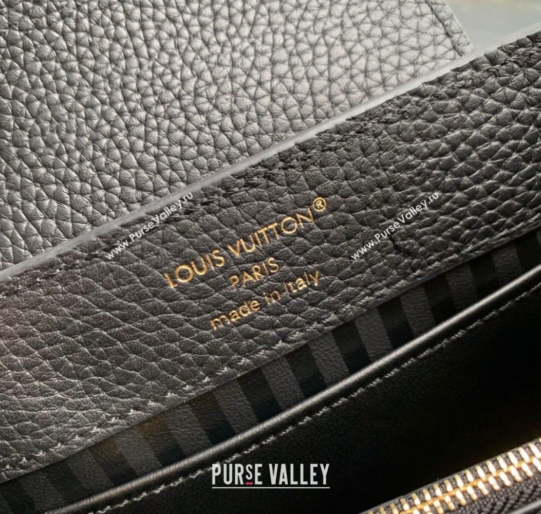 Louis Vuitton Capucines IVY Mini Bag in Grained Leather M14976 Black 2025 (KI-251009056)