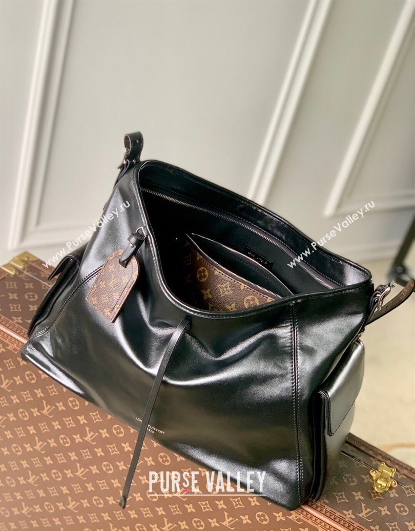 Louis Vuitton Carry All Travel Bag in Black Calf leather M15175 2025 (KI-251009020)