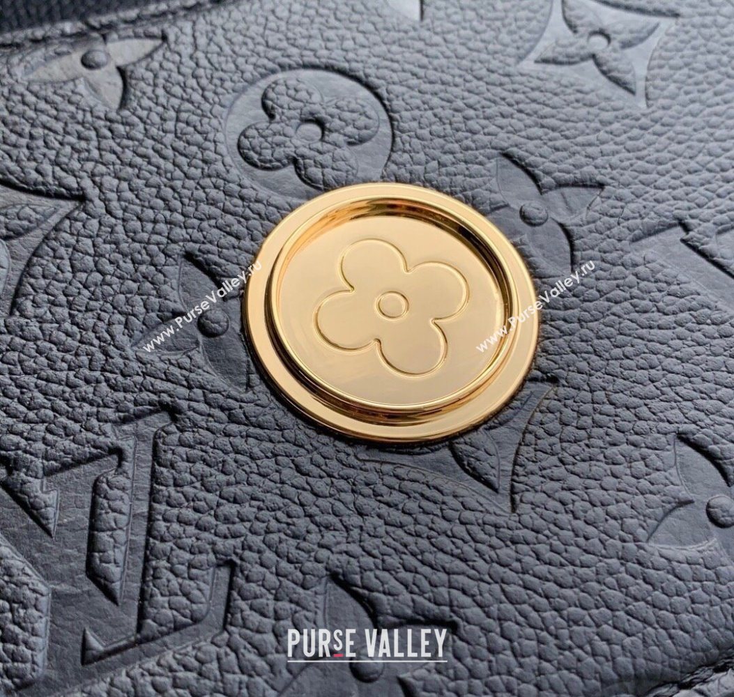 Louis Vuitton Wallet On Chain Rosy Mini bag in Grained Leather M13569 Black 2025 (KI-251009059)