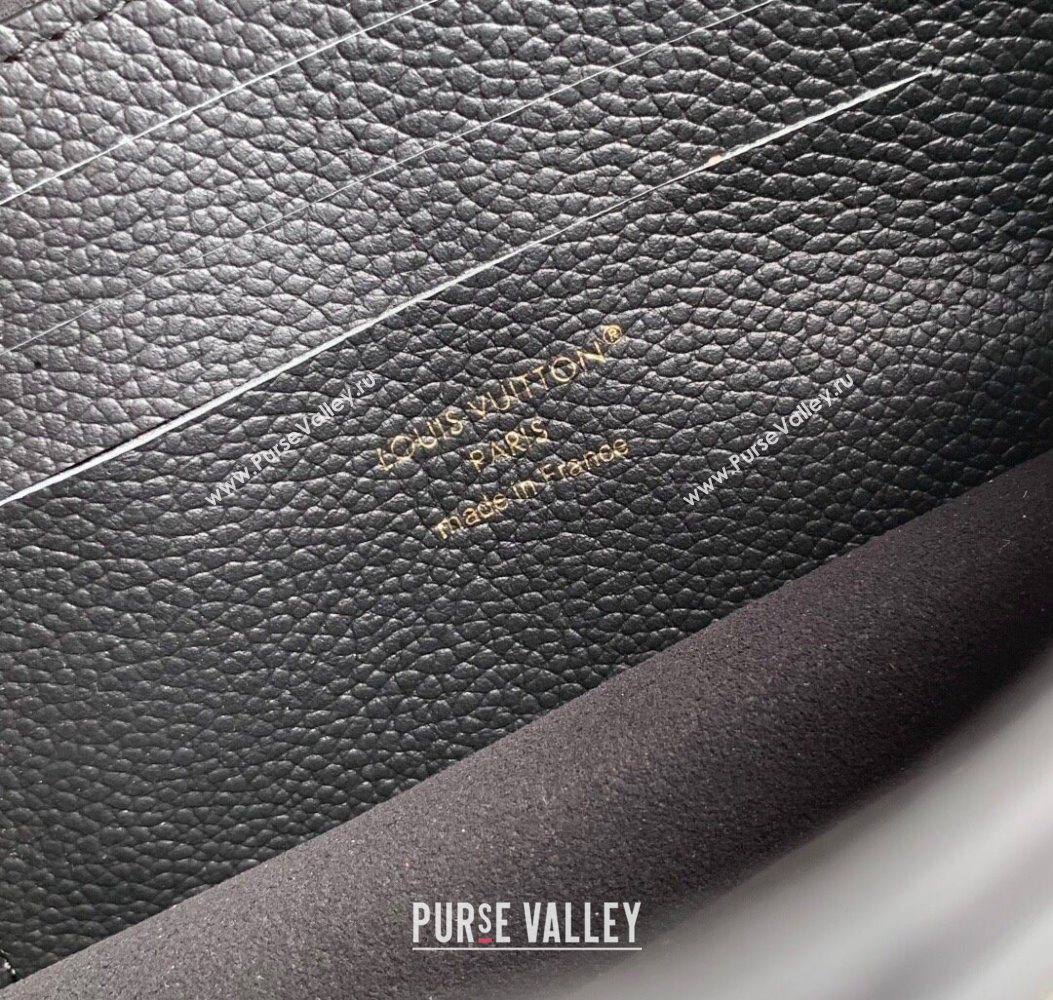 Louis Vuitton Wallet On Chain Rosy Mini bag in Grained Leather M13569 Black 2025 (KI-251009059)