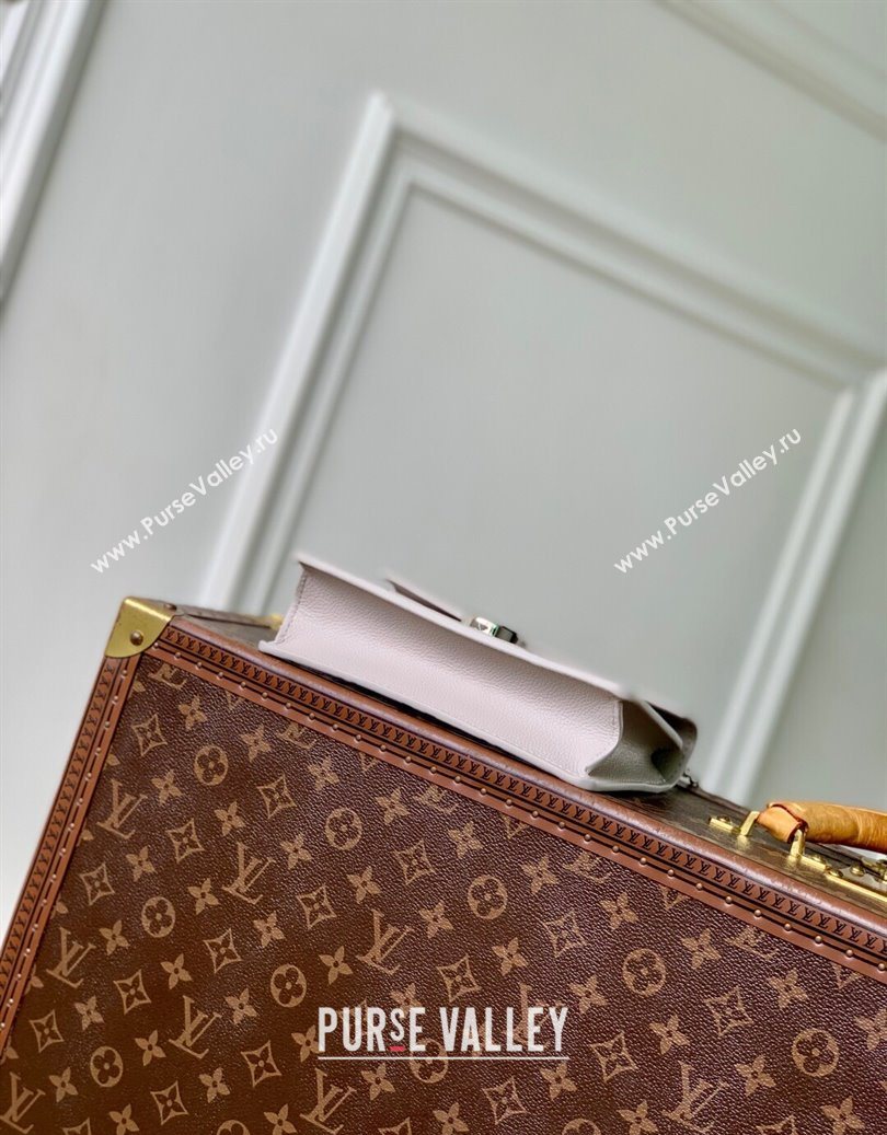 Louis Vuitton Wallet On Chain Rosy Mini bag in Grained Leather Brume Grey 2025 M13570 (KI-251009058)