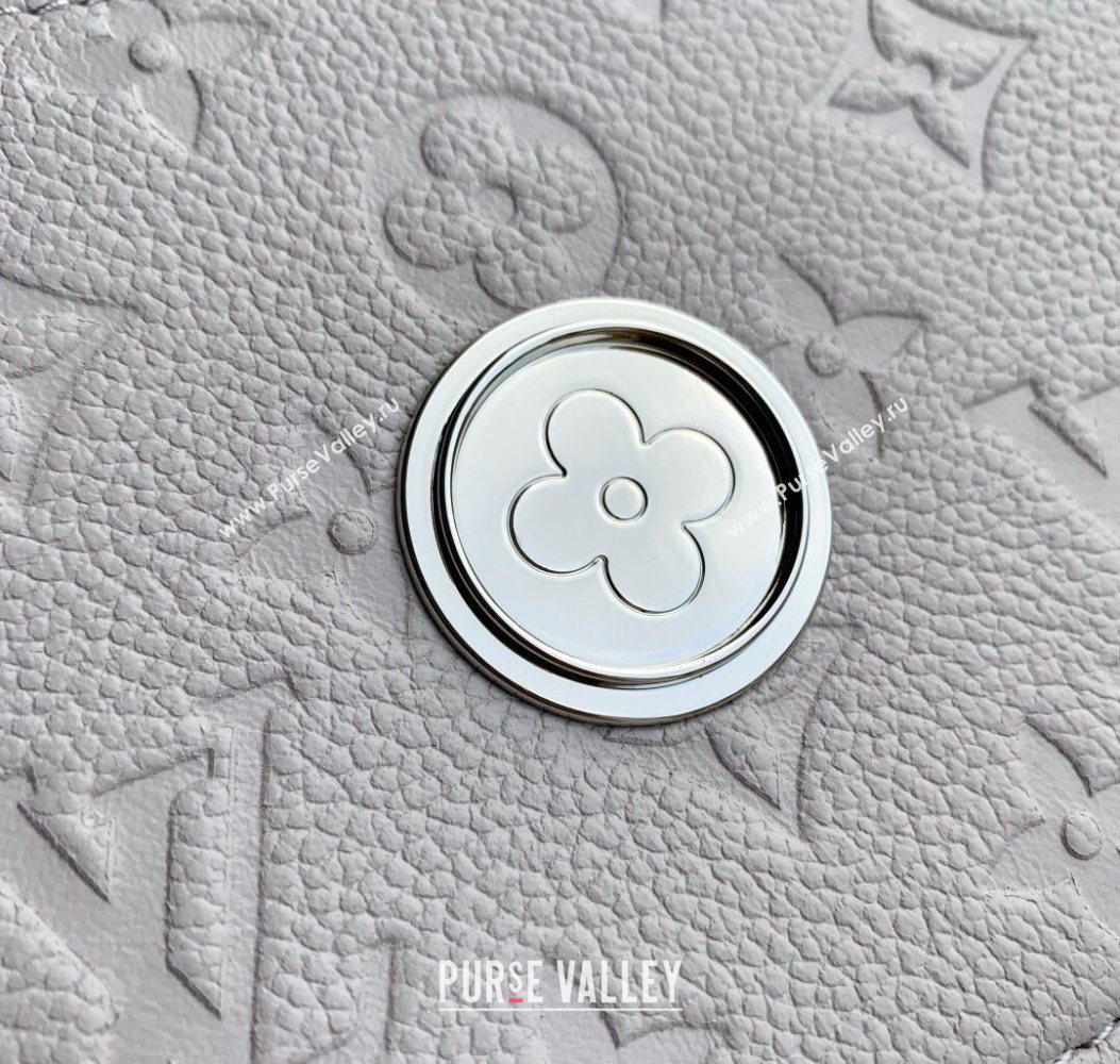 Louis Vuitton Wallet On Chain Rosy Mini bag in Grained Leather Brume Grey 2025 M13570 (KI-251009058)