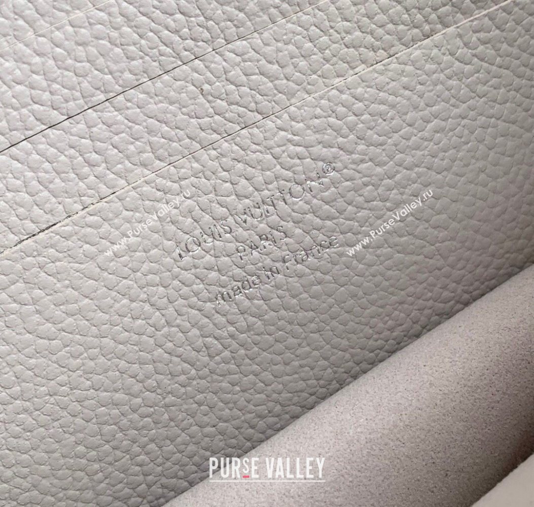 Louis Vuitton Wallet On Chain Rosy Mini bag in Grained Leather Brume Grey 2025 M13570 (KI-251009058)