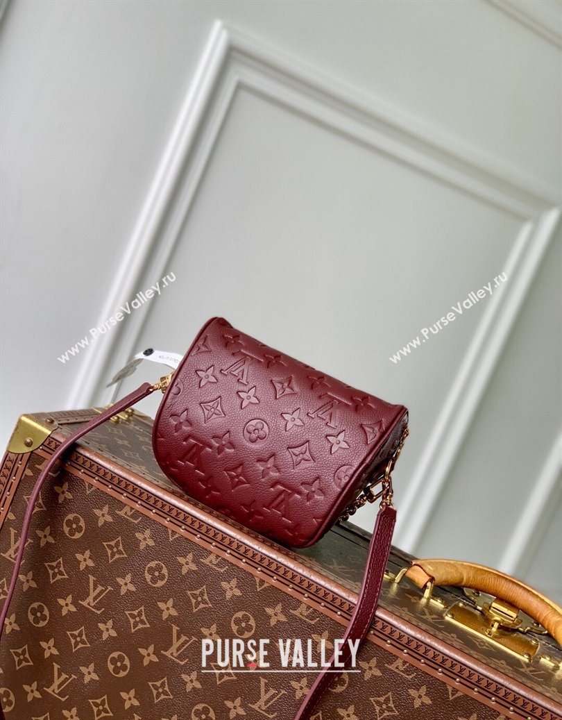 Louis Vuitton Mini Bumbag in Monogram Empreinte Embossed Leather M82208 Carnet Red 2025 (KI-251009062)