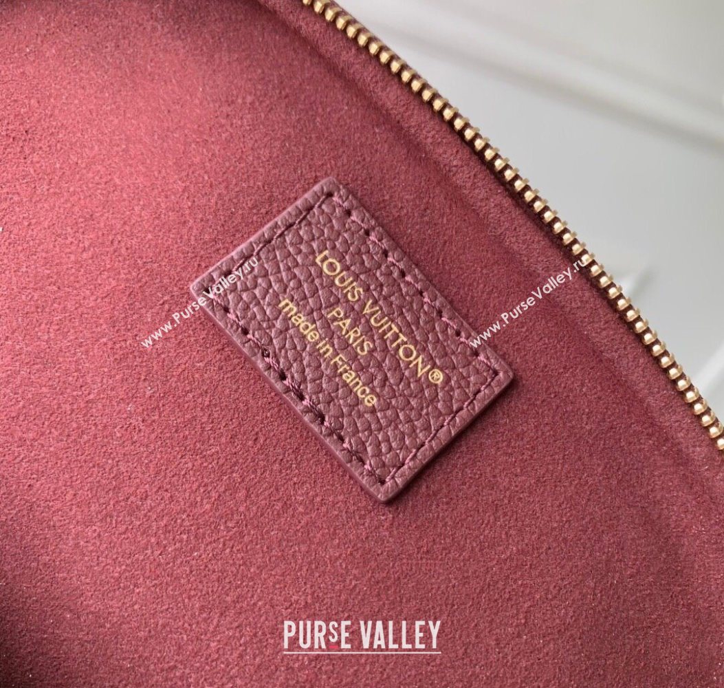 Louis Vuitton Mini Bumbag in Monogram Empreinte Embossed Leather M82208 Carnet Red 2025 (KI-251009062)