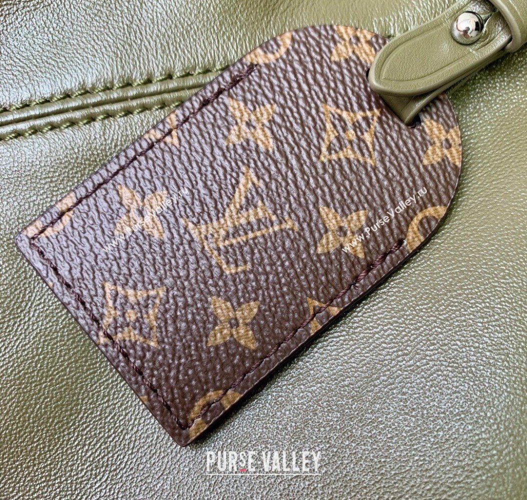 Louis Vuitton Carryall Vibe MM Bag in Dark Kaki Lamb leather M14268 2025 (KI-251009021)