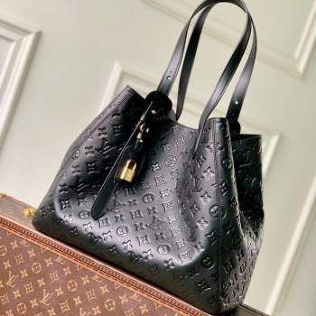 Louis Vuitton All In One MM Tote Bag in Monogram Leather M25860 Black 2025 (KI-251008063)