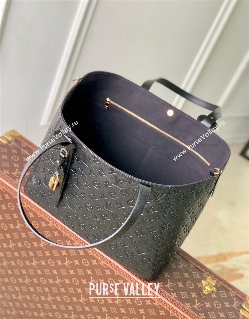 Louis Vuitton All In One MM Tote Bag in Monogram Leather M25860 Black 2025 (KI-251008063)