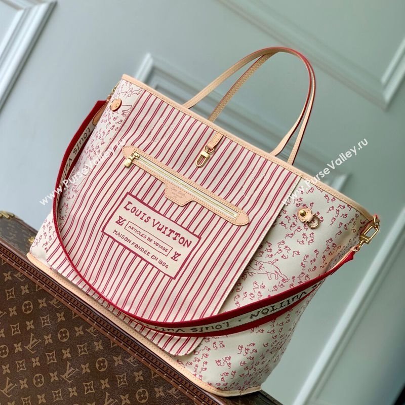 Louis Vuitton Neverfull Inside Out GM Tote Bag Monogram Beige M15124 2025 (KI-251009063)