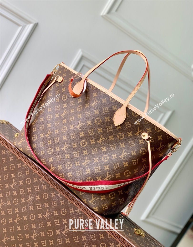 Louis Vuitton Neverfull Inside Out GM Tote Bag Monogram Beige M15124 2025 (KI-251009063)