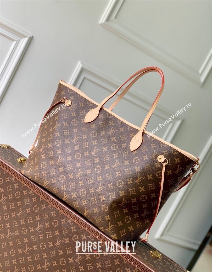 Louis Vuitton Neverfull Inside Out GM Tote Bag Monogram Beige M15124 2025 (KI-251009063)