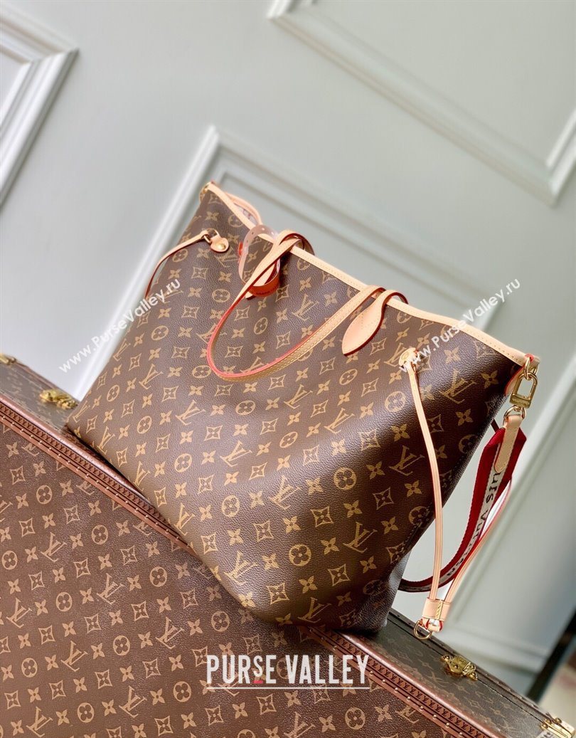 Louis Vuitton Neverfull Inside Out GM Tote Bag Monogram Beige M15124 2025 (KI-251009063)