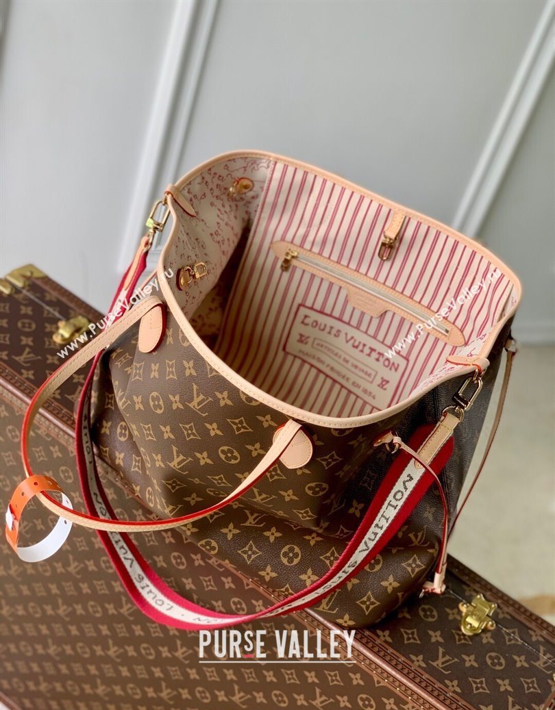 Louis Vuitton Neverfull Inside Out GM Tote Bag Monogram Beige M15124 2025 (KI-251009063)