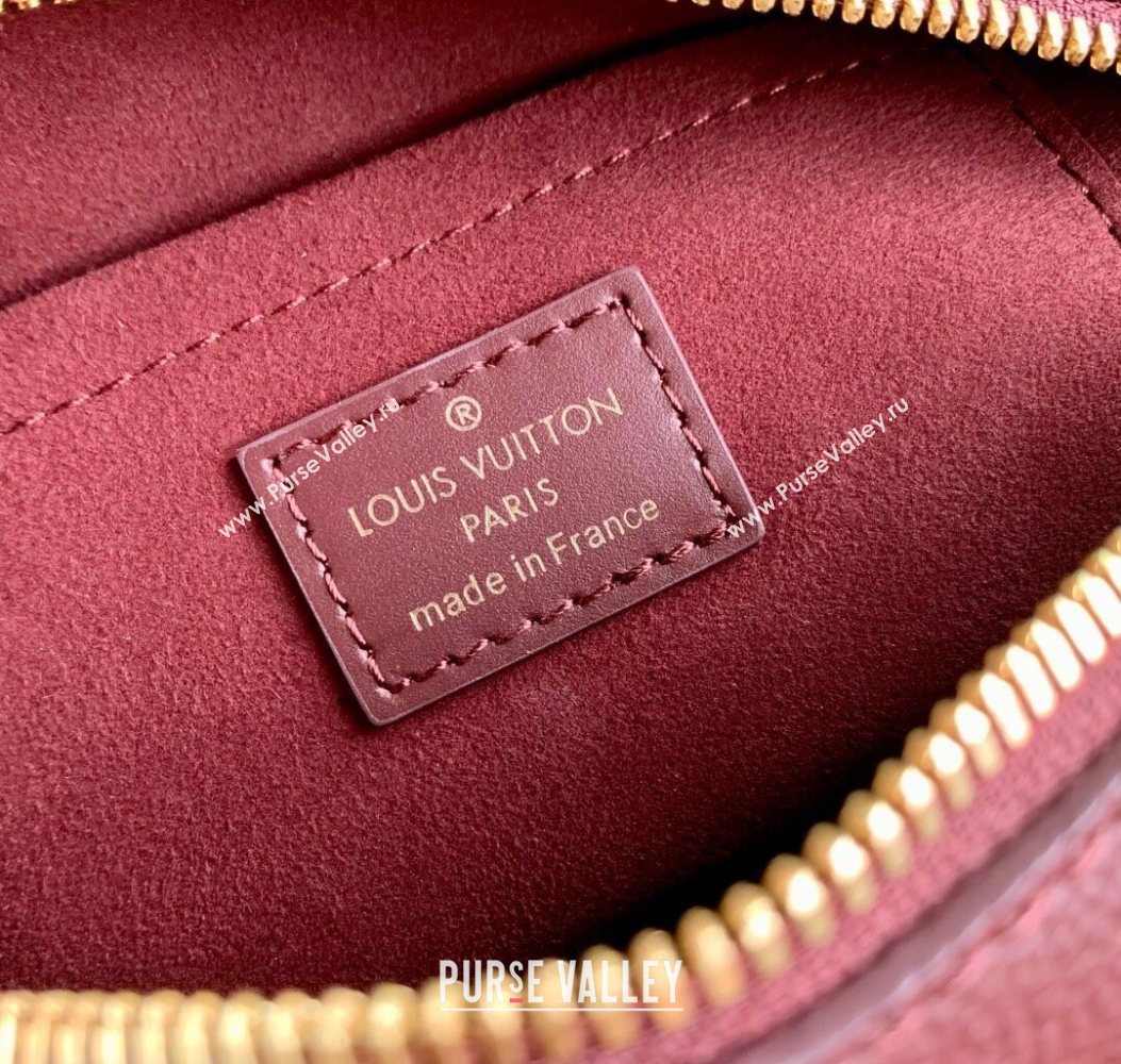 Louis Vuitton Speedy Bandouliere 20 Bag in Monogram Empreinte Leather M25929 Garnet Red 2025 (KI-251009064)
