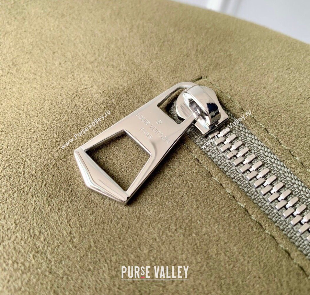 Louis Vuitton Carryall Vibe MM Bag in Dark Kaki Lamb leather M14268 2025 (KI-251009021)