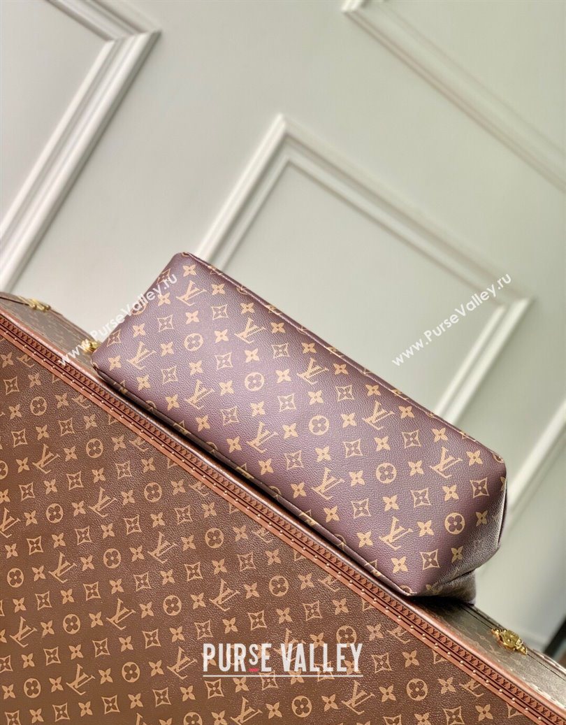 Louis Vuitton Shopper Tote MM bag in Canvas Brown/Purple M13923 2025 (KI-251008096)