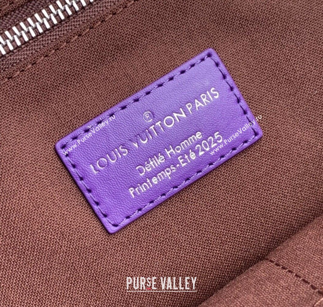 Louis Vuitton Shopper Tote MM bag in Canvas Brown/Purple M13923 2025 (KI-251008096)