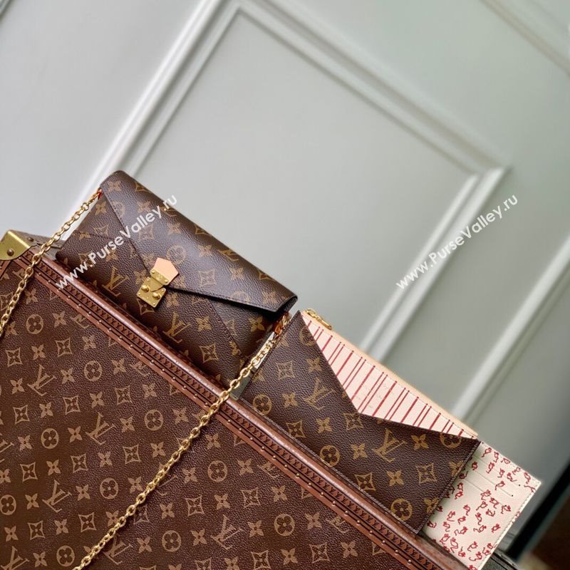 Louis Vuitton Kirigami Organizer Pouch On Chain in Monogram Canvas/Beige M15150 2025 (KI-251009023)