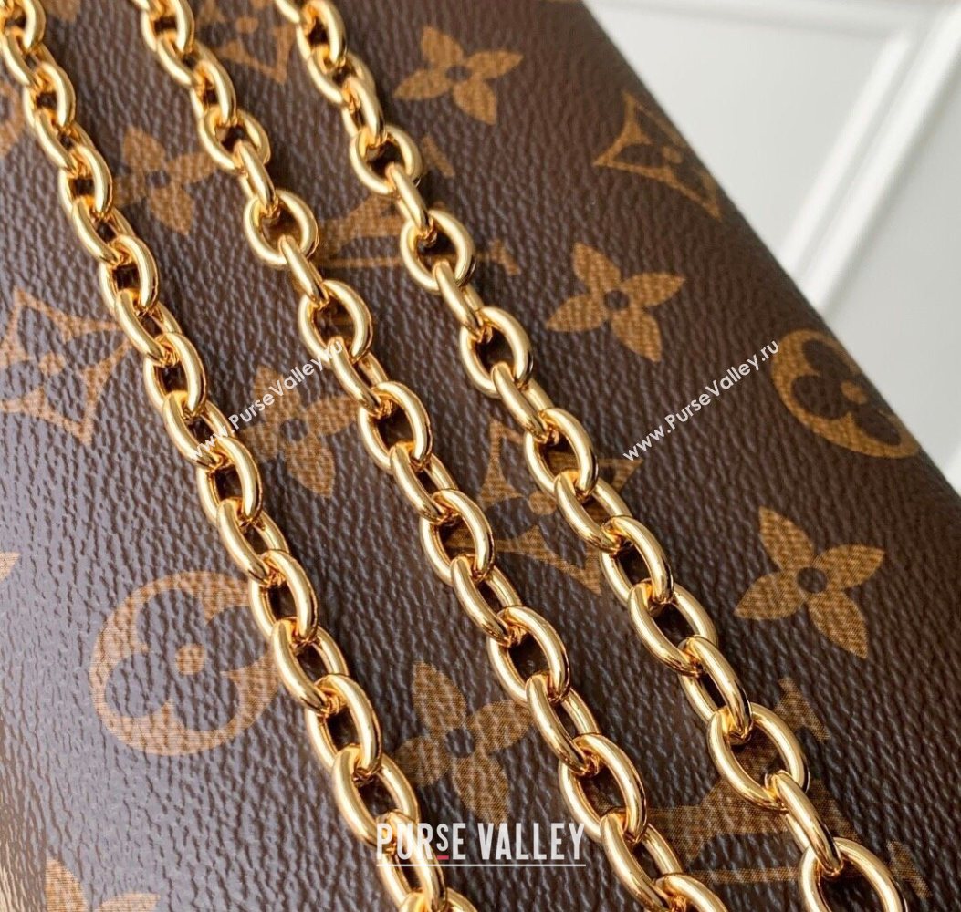 Louis Vuitton Kirigami Organizer Pouch On Chain in Monogram Canvas/Beige M15150 2025 (KI-251009023)