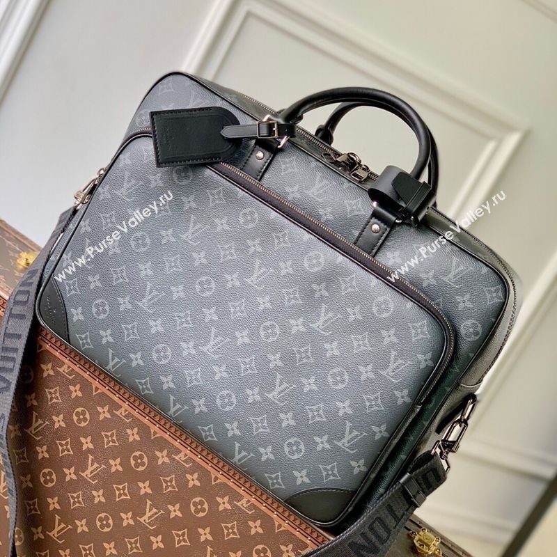 Louis Vuitton Mens Weekender Bag in Monogram Eclipse Canvas 2025 M11512 (KI-251009024)