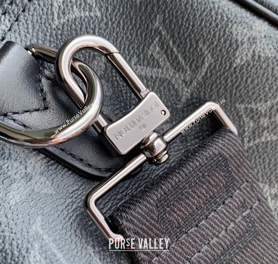 Louis Vuitton Mens Weekender Bag in Monogram Eclipse Canvas 2025 M11512 (KI-251009024)