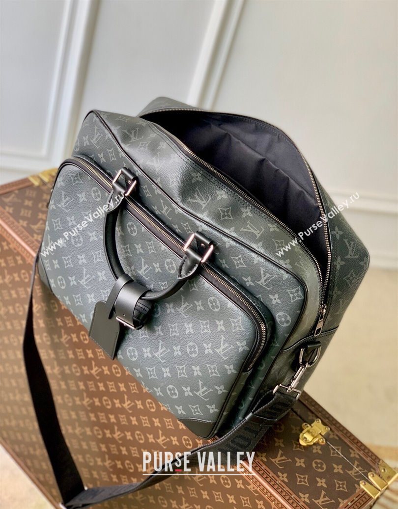 Louis Vuitton Mens Weekender Bag in Monogram Eclipse Canvas 2025 M11512 (KI-251009024)