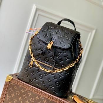 Louis Vuitton Coussin Backpack MM Bag in Black Calf leather M25508 2025 (KI-251009009)