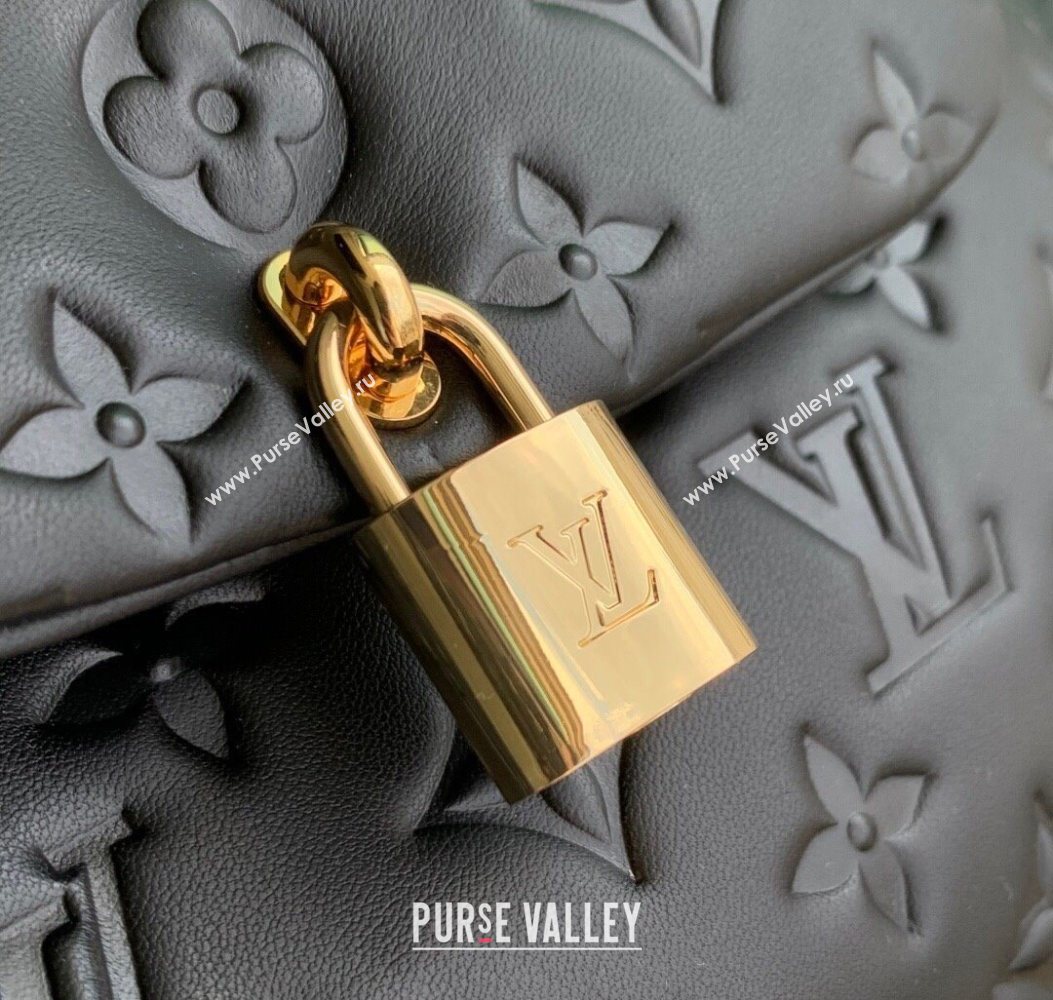 Louis Vuitton Coussin Backpack MM Bag in Black Calf leather M25508 2025 (KI-251009009)