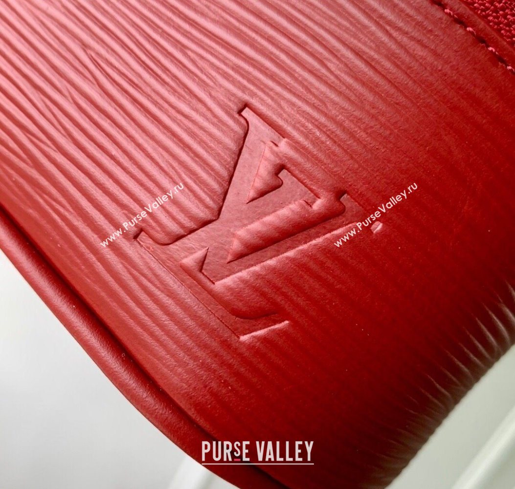 Louis Vuitton Nice Nano Pouch in Epi Leather Monogram Red 2025 M25857 (KI-251009025)