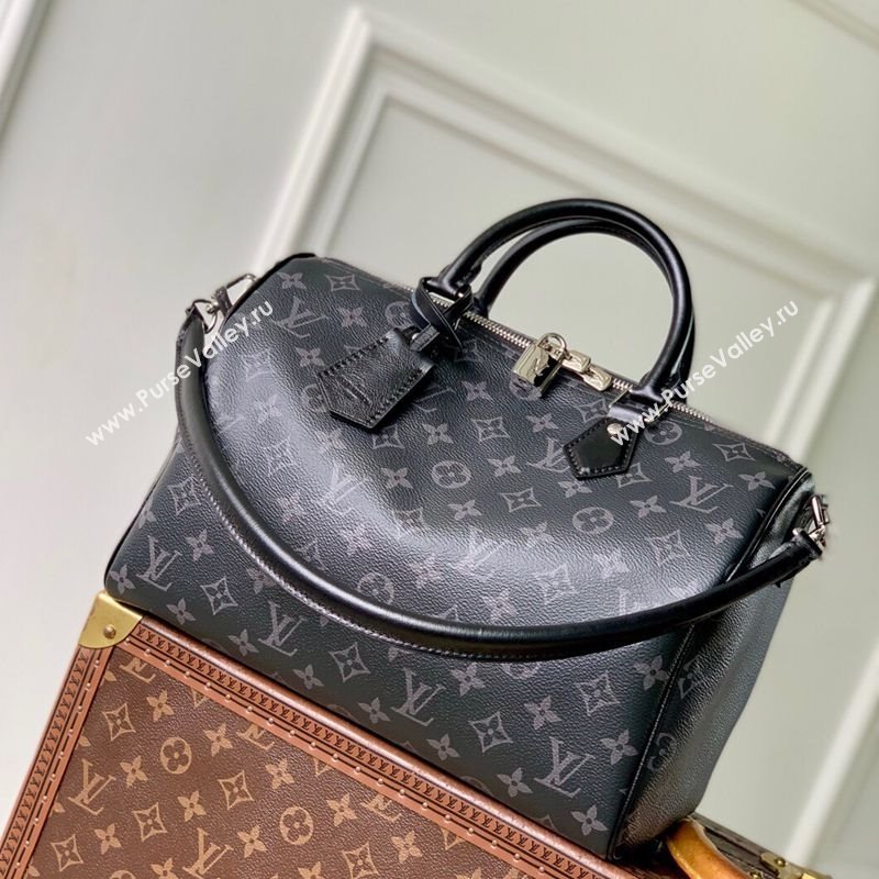 Louis Vuitton Speedy Soft 30 Bag in Monogram Eclipse Black Canvas M15102 2025 (KI-251009067)