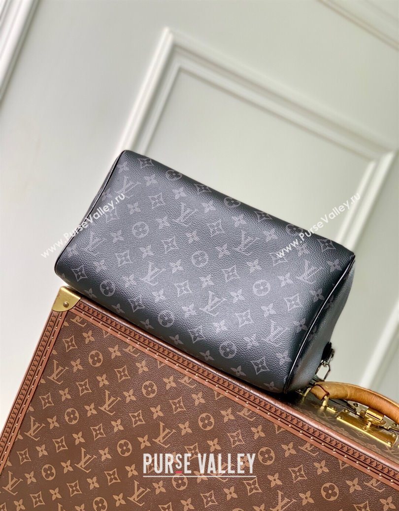 Louis Vuitton Speedy Soft 30 Bag in Monogram Eclipse Black Canvas M15102 2025 (KI-251009067)