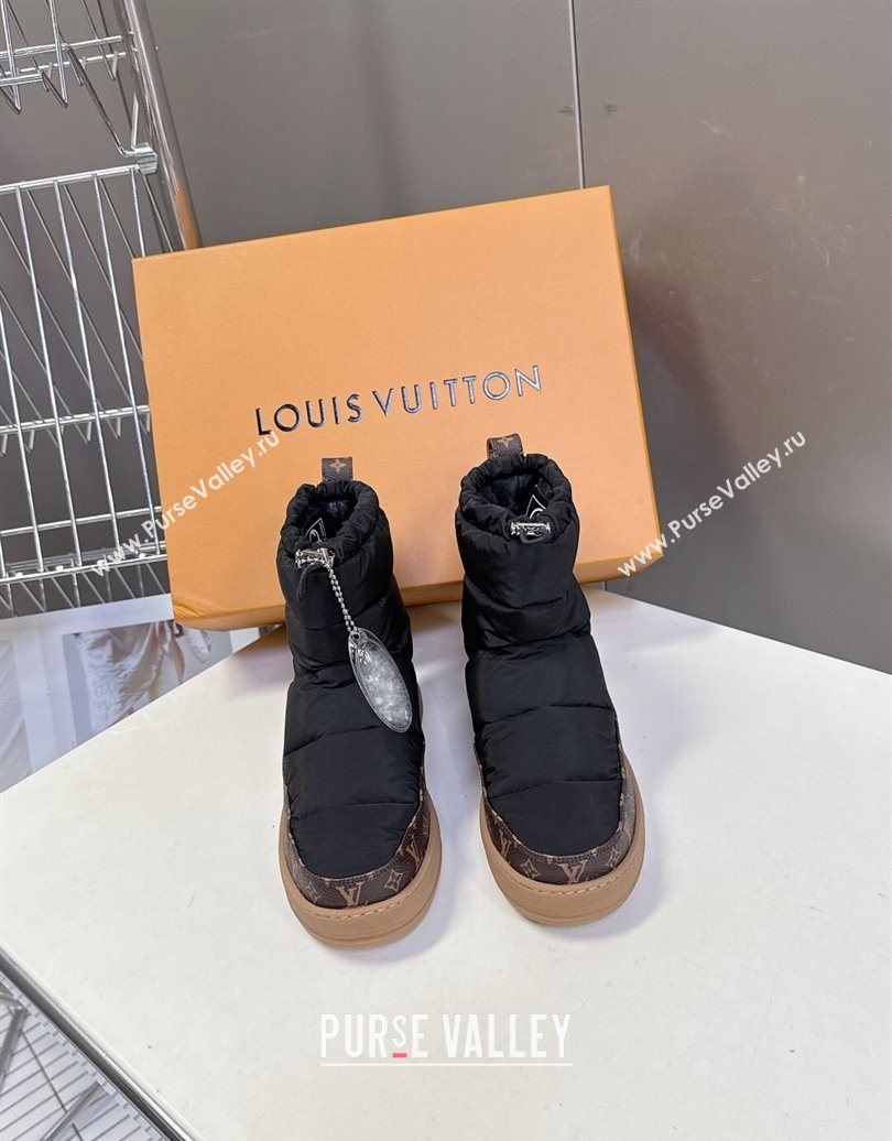 Louis Vuitton LV Cloud Ankle Boots Sneaker in Nylon and Monogram Canvas Black 2025 1AIVJ7 (MD-251021084)