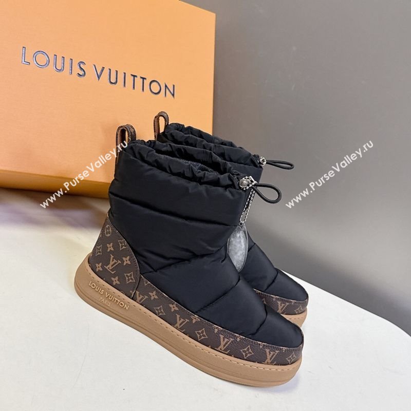 Louis Vuitton LV Cloud Ankle Boots Sneaker in Nylon and Monogram Canvas Black 2025 1AIVJ7 (MD-251021084)