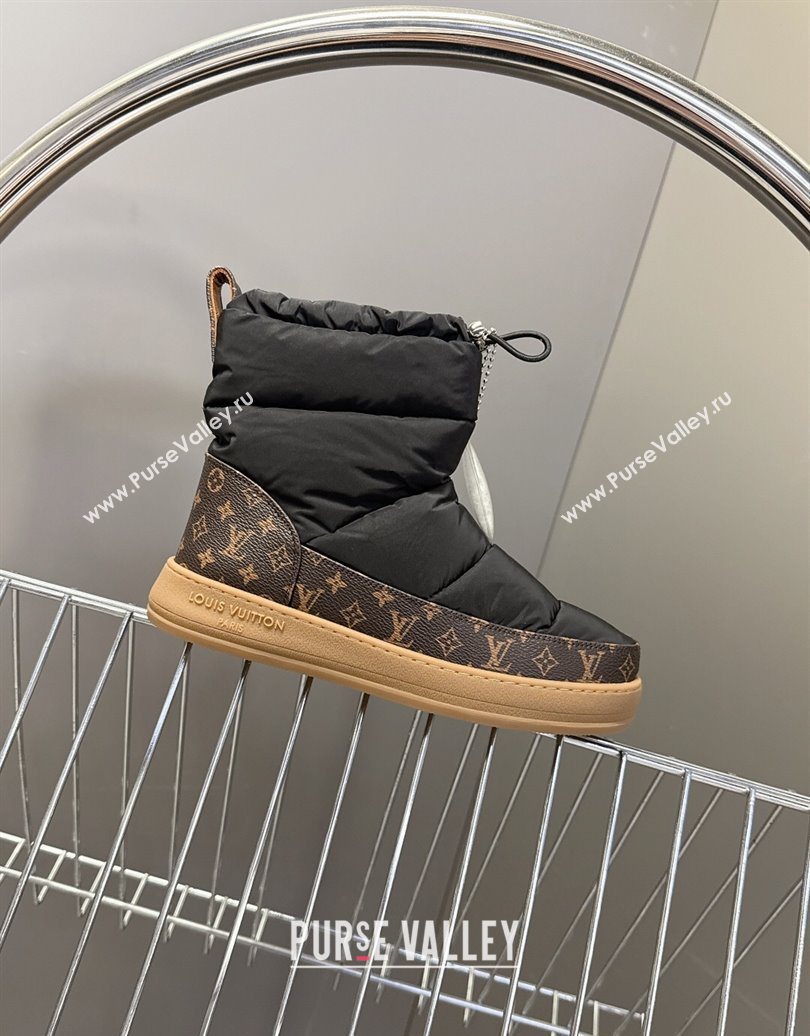 Louis Vuitton LV Cloud Ankle Boots Sneaker in Nylon and Monogram Canvas Black 2025 1AIVJ7 (MD-251021084)