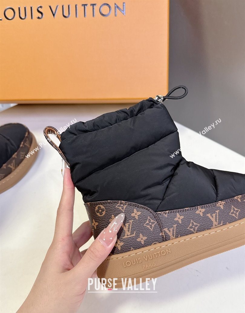 Louis Vuitton LV Cloud Ankle Boots Sneaker in Nylon and Monogram Canvas Black 2025 1AIVJ7 (MD-251021084)