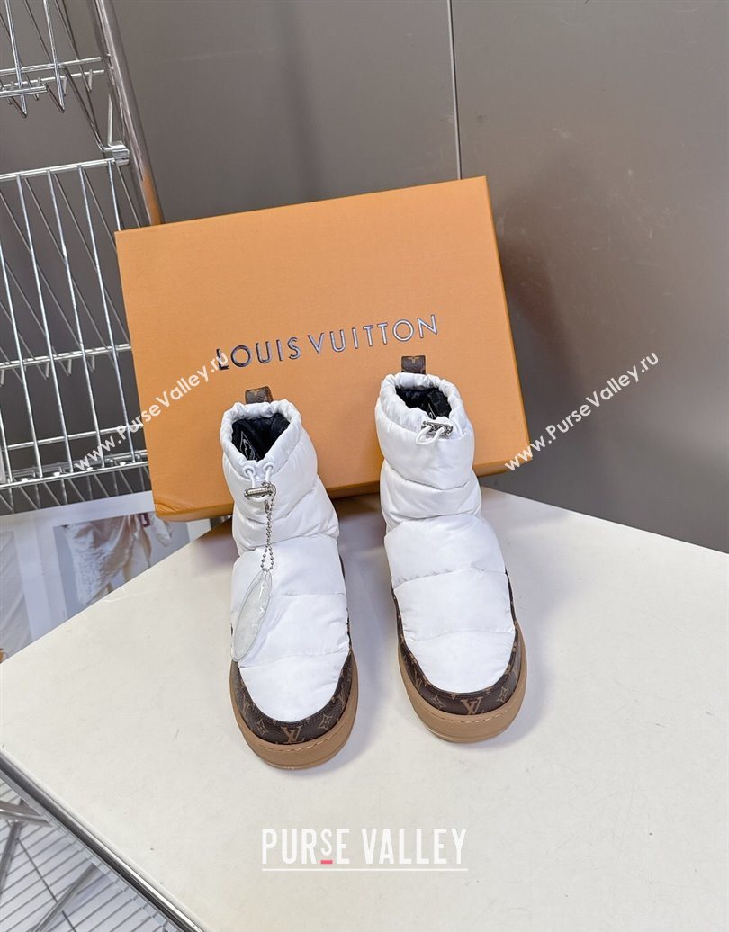 Louis Vuitton LV Cloud Ankle Boots Sneaker in Nylon and Monogram Canvas White 2025 1AIVJ7 (MD-251021086)
