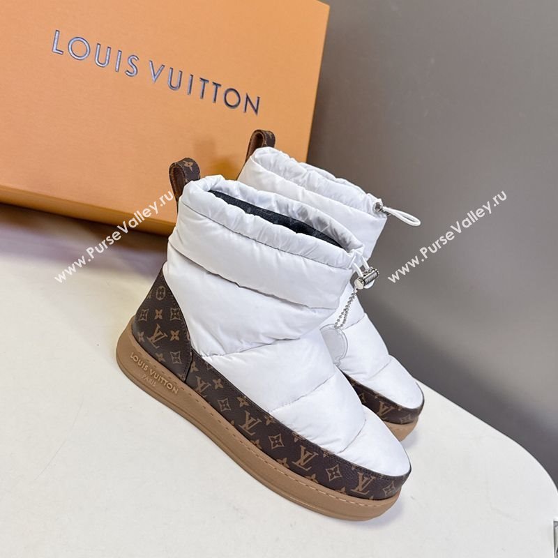 Louis Vuitton LV Cloud Ankle Boots Sneaker in Nylon and Monogram Canvas White 2025 1AIVJ7 (MD-251021086)