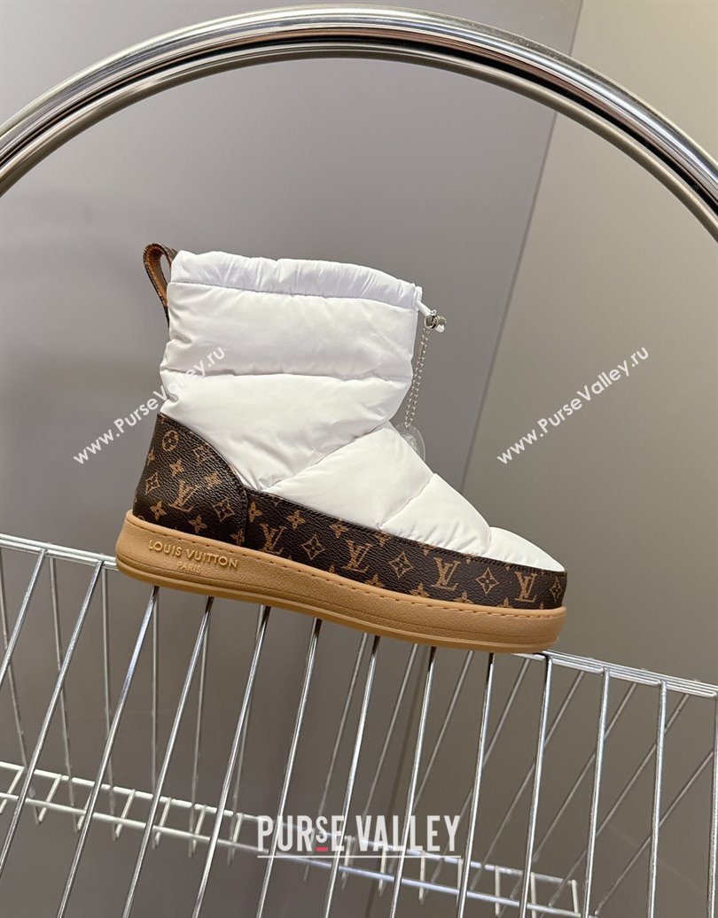 Louis Vuitton LV Cloud Ankle Boots Sneaker in Nylon and Monogram Canvas White 2025 1AIVJ7 (MD-251021086)