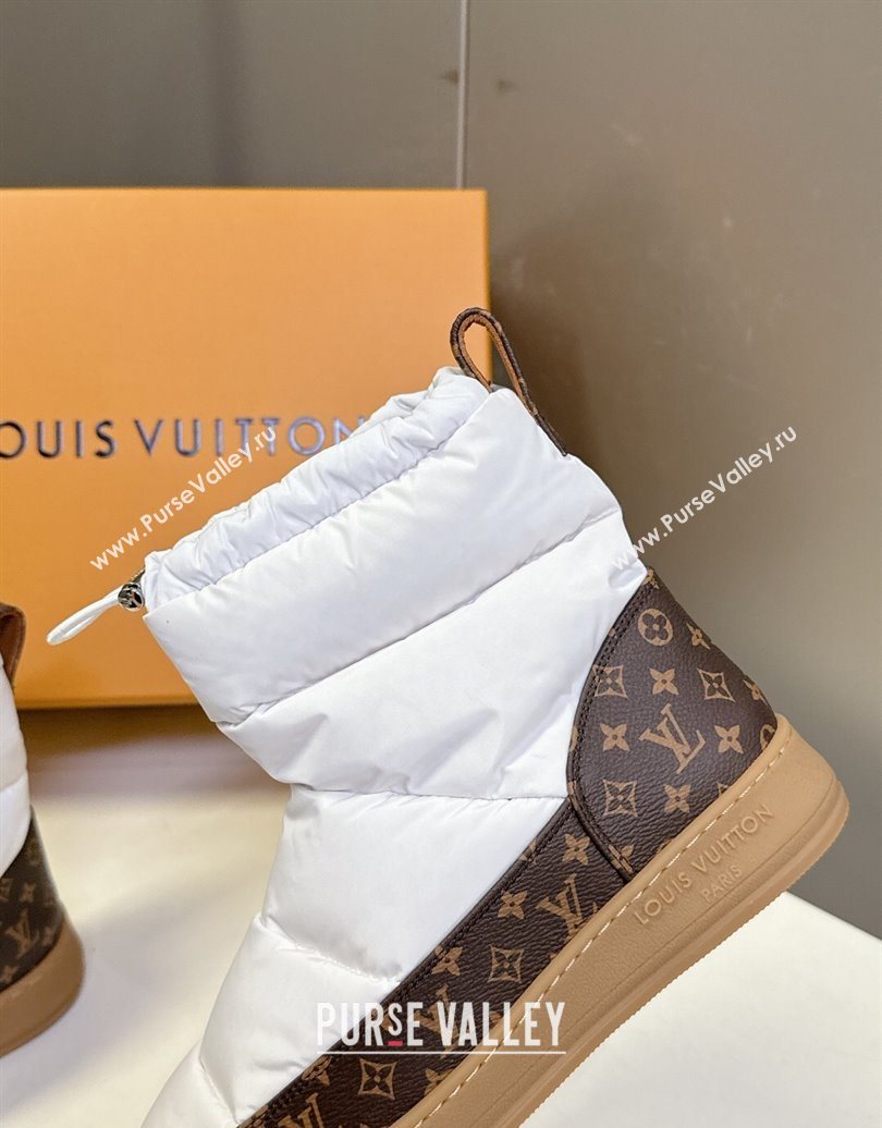 Louis Vuitton LV Cloud Ankle Boots Sneaker in Nylon and Monogram Canvas White 2025 1AIVJ7 (MD-251021086)