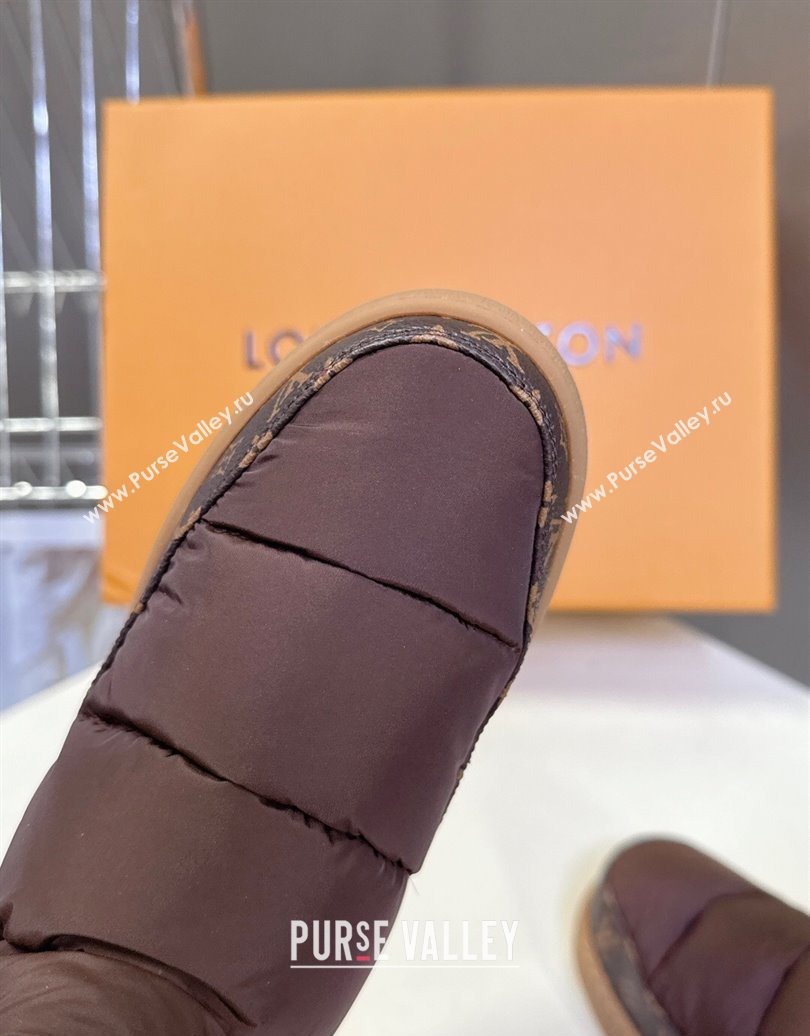 Louis Vuitton LV Cloud Ankle Boots Sneaker in Nylon and Monogram Canvas Brown 2025 1AIVJ7 (MD-251021087)