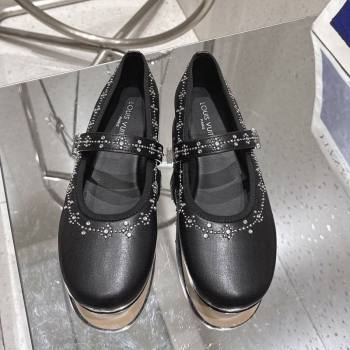 Louis Vuitton Romy Flat Ballerinas Flat in Leather and Studs 1AICXL Black 2025 (MD-251022082)