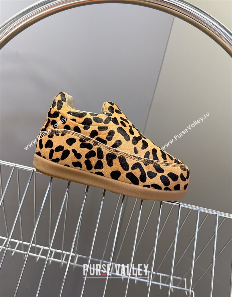 Louis Vuitton LV Yeti Slip On Platform Shoe in Leopard Print 1AIJD5 Yellow 2025 (MD-251022065)