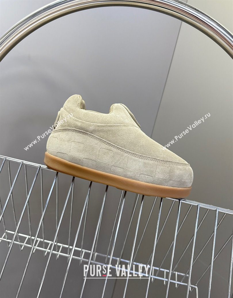 Louis Vuitton LV Yeti Slip On Platform Shoe in Suede 1AIJD5 Grey 2025 (MD-251022067)