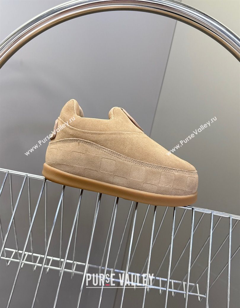 Louis Vuitton LV Yeti Slip On Platform Shoe in Suede 1AIJD5 Beige 2025 (MD-251022068)