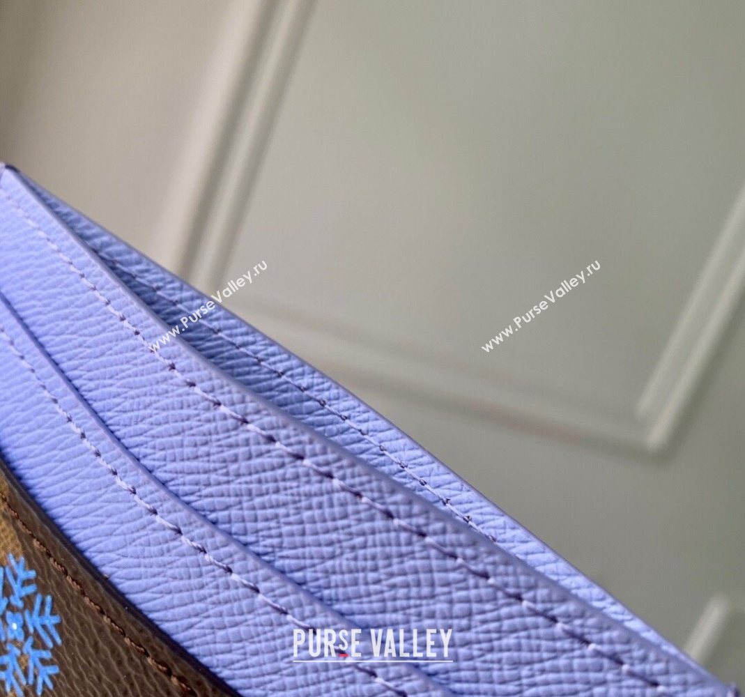 Louis Vuitton LV Charms Card Holder Wallet Vivienne Mascot/Blue 2025 M15324 (KI-251125100)