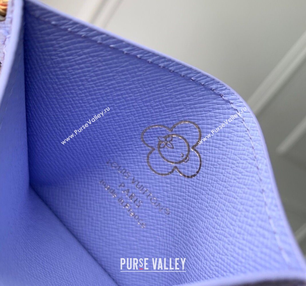 Louis Vuitton LV Charms Card Holder Wallet Vivienne Mascot/Blue 2025 M15324 (KI-251125100)