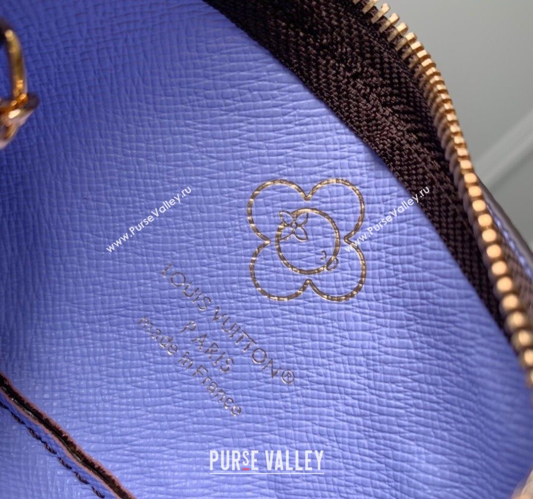 Louis Vuitton Vivienne Wintery Travel Key Pouch Monogram Canvas/Blue 2025 M15341 (KI-251125107)