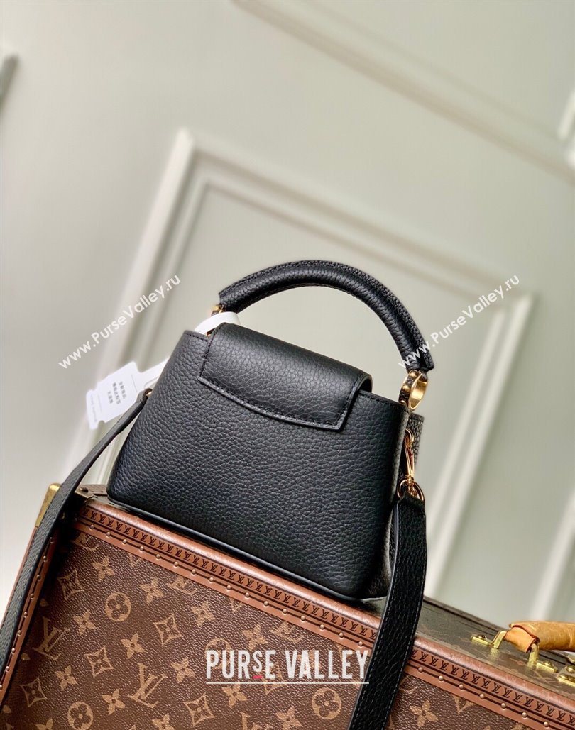Louis Vuitton Capucines BB Bag in Taurillon Leather Black 2025 M25862 (KI-251125091)