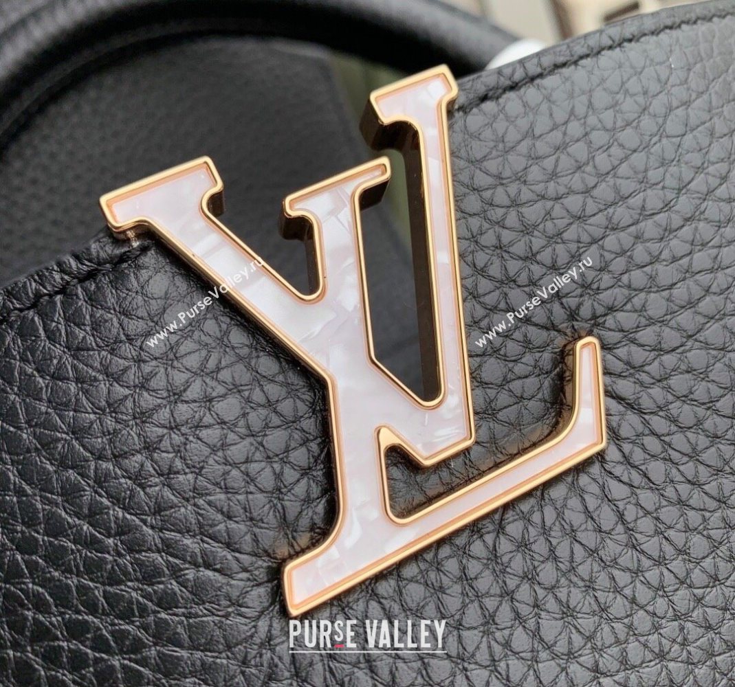 Louis Vuitton Capucines BB Bag in Taurillon Leather Black 2025 M25862 (KI-251125091)