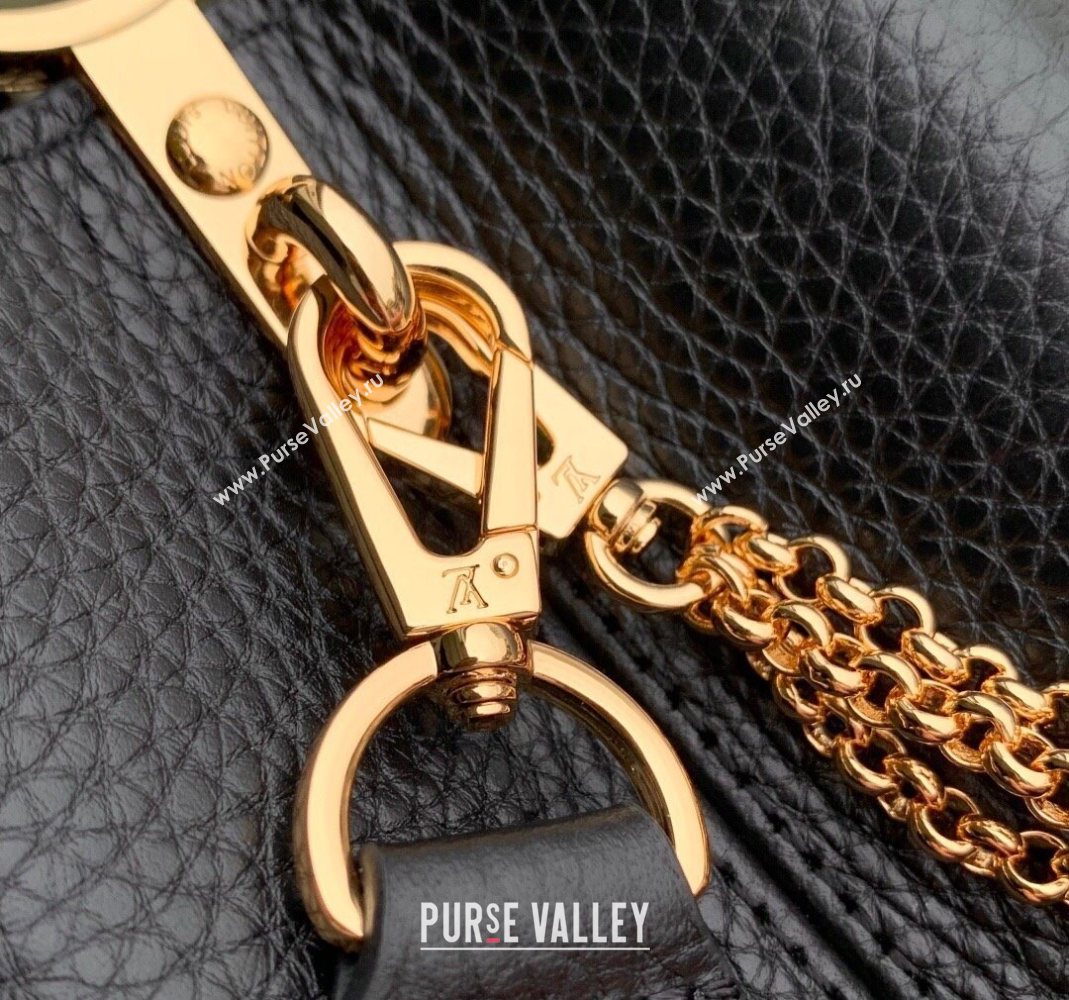 Louis Vuitton Capucines BB Bag in Taurillon Leather Black 2025 M25862 (KI-251125091)